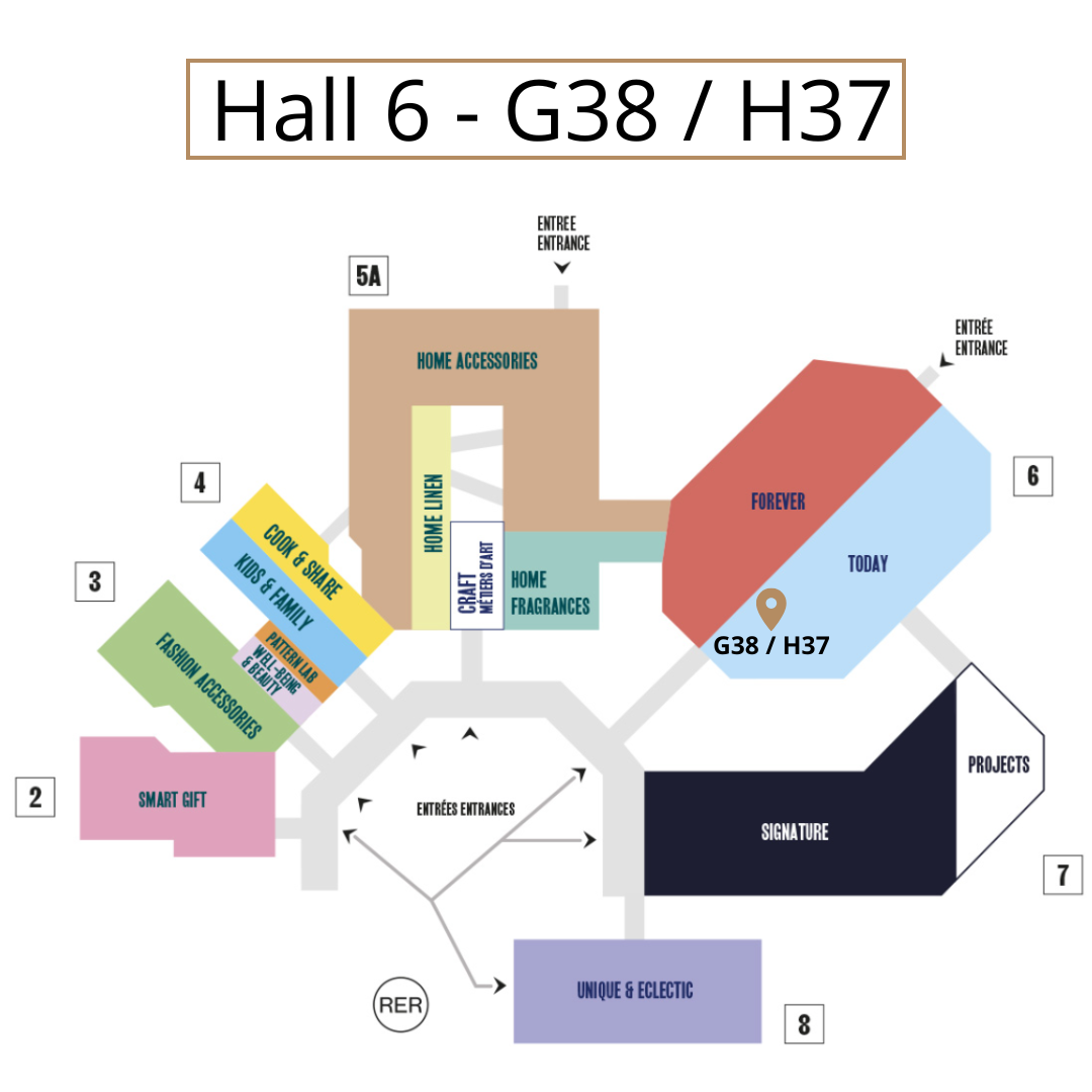 Castro's location in the Maison and Objet Fair