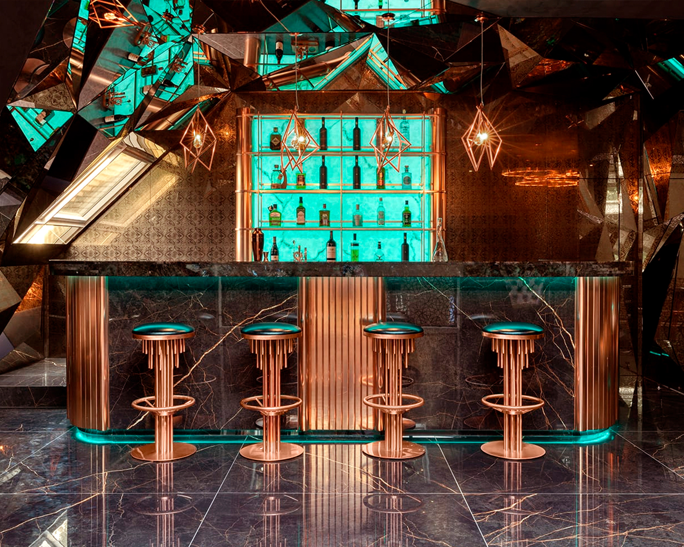 projection-bar-stool-in-bar-uk-project-copper-brass-finish