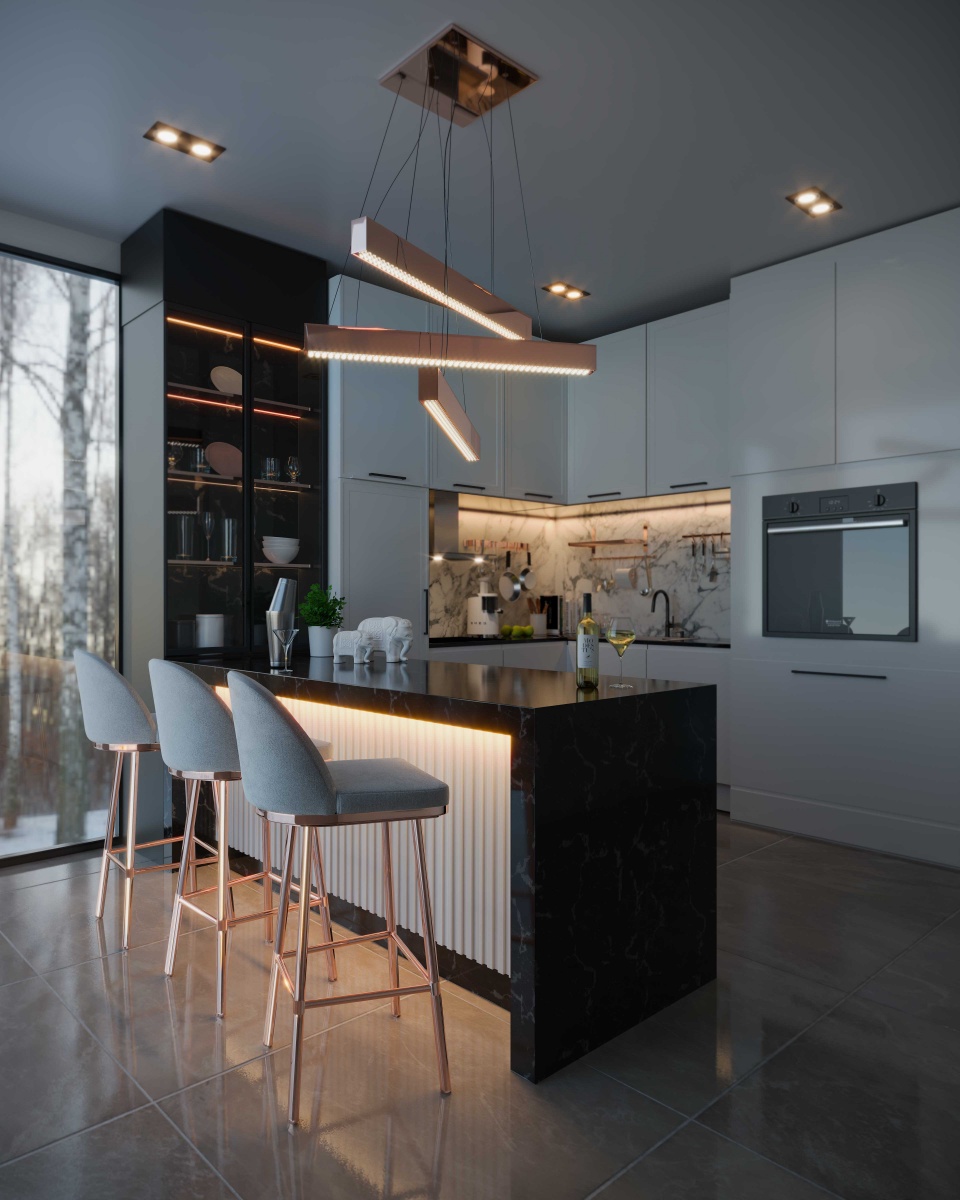 Milles conseils comment choisir un luminaire de cuisine!  Home decor  kitchen, Kitchen inspirations, Contemporary kitchen