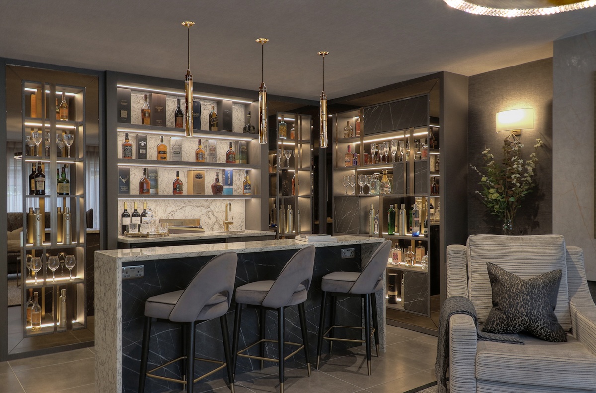 luxury home bar